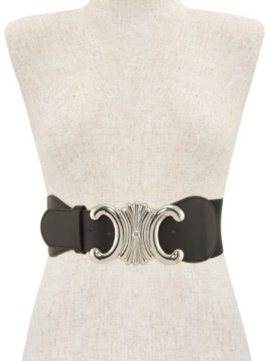 ShopEvelynne Accessories - RESTOCKED Wide Black Waist Belt with Decorative  Buckle